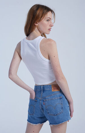 Striped 501 Original Denim Shorts image number 3