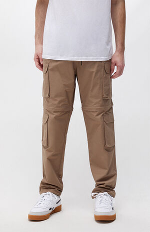 Brown Zip Off Nylon Pants image number 2