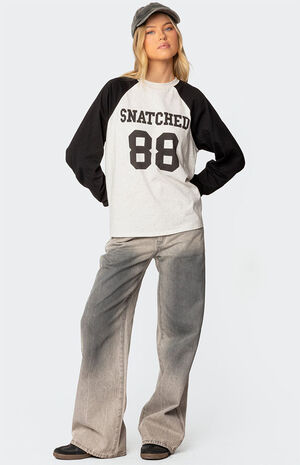 Snatched Oversized Long Sleeve T-Shirt image number 3