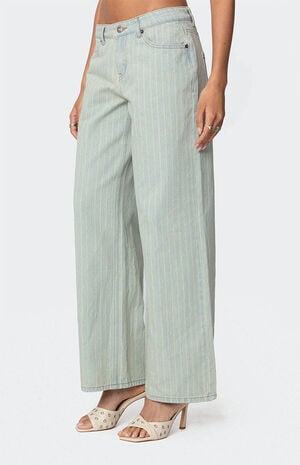 Lannah Textured Low Rise Jeans image number 4