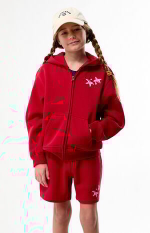 Hawaii Embroidered Full Zip Hoodie image number 1