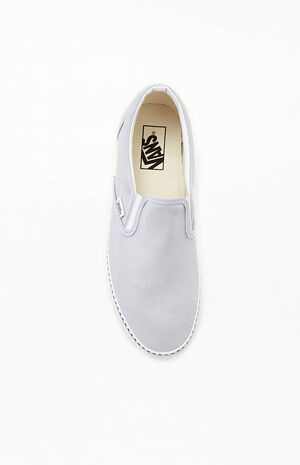 Checker Stripe Classic Slip-On Sneakers image number 5