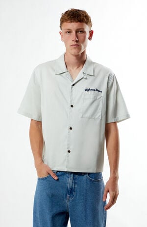 Highway Haven Embroidered Camp Shirt