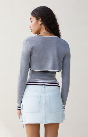 Striped Knit Bolero image number 4