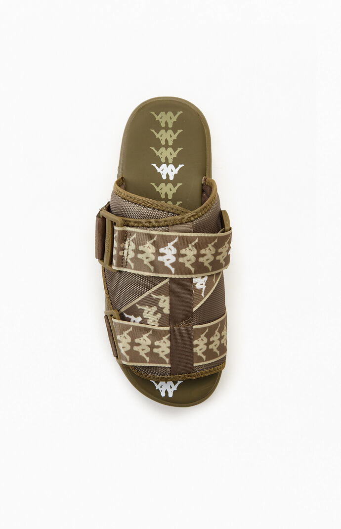 Olive 222 Banda Mitel 1 Slide Sandals