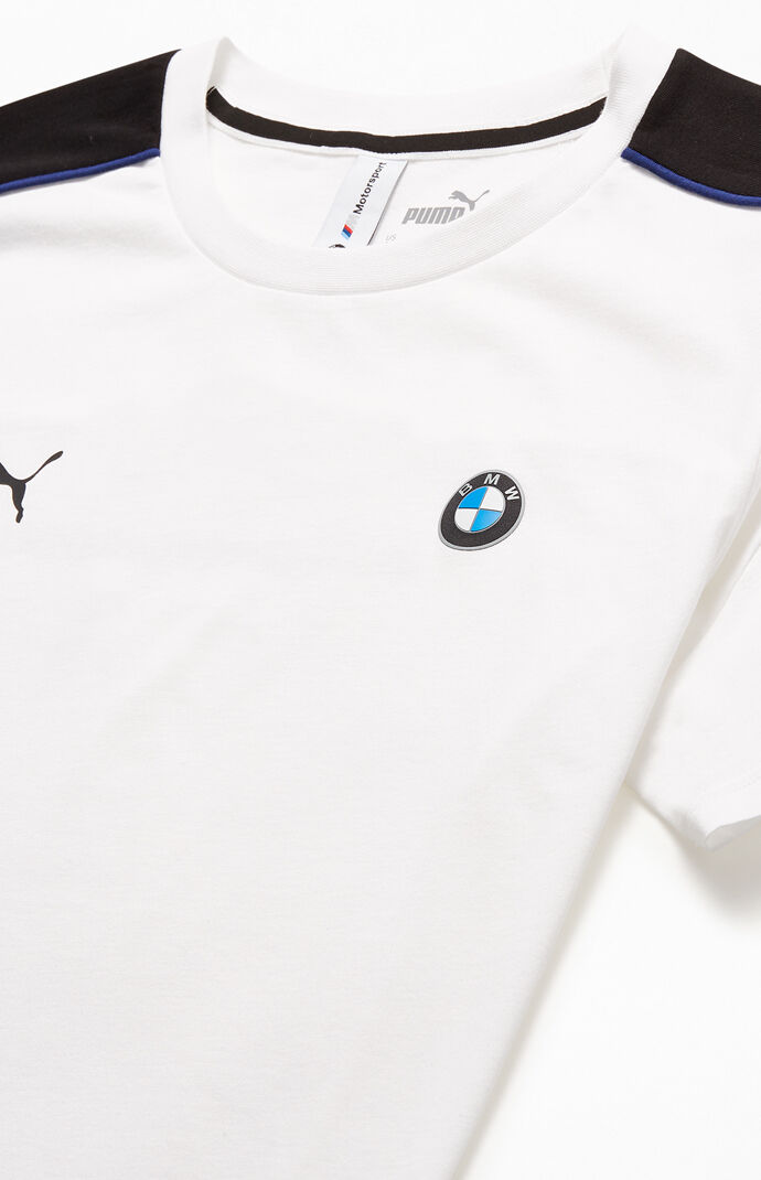 White BMW Motorsport Logo T-Shirt