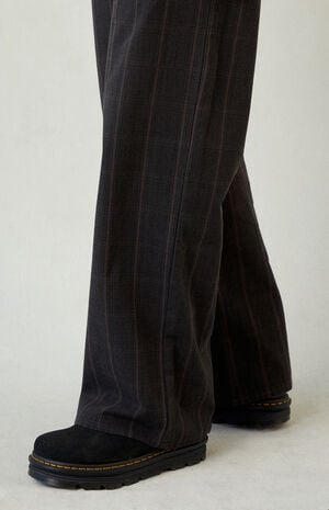 Dark Plaid Extreme Baggy Pants image number 6
