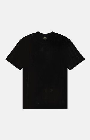 Black Mason Mesh T-Shirt image number 1