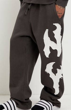 NY Raw Applique Baggy Sweatpants image number 5