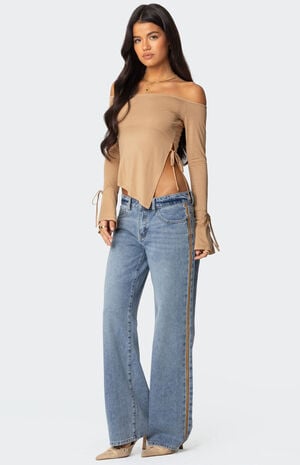 Jeni Asymmetric Off Shoulder Top image number 5
