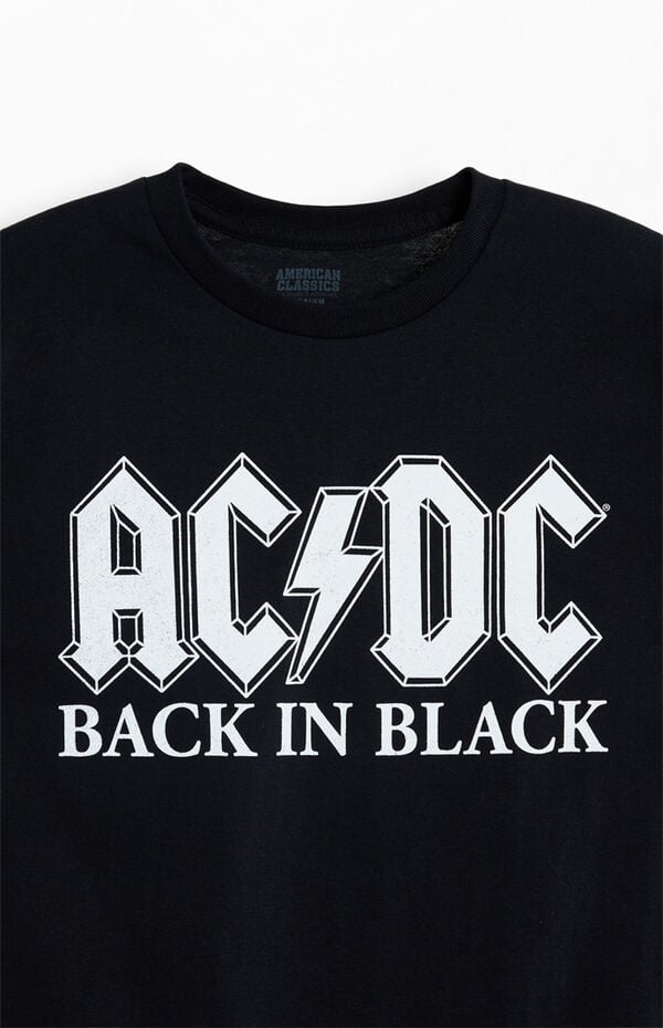 AC/DC Back In Black Tour T-Shirt PacSun