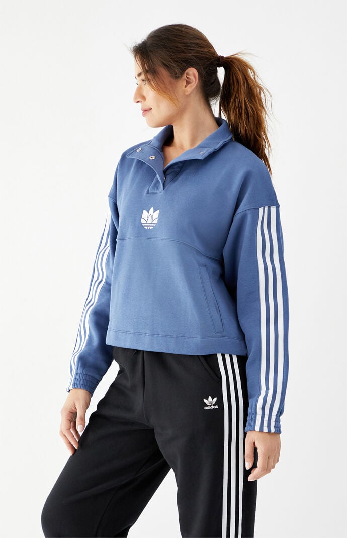 Adidas 3d trefoil sweatshirt sales