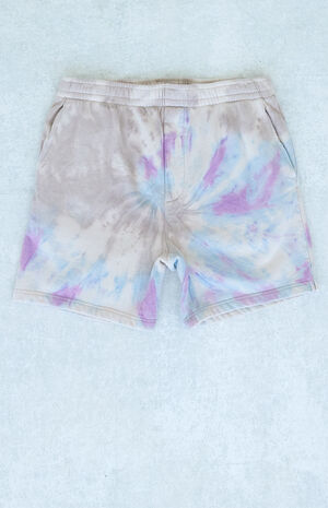 Spiral Tie Dyed Volley Shorts Spiral Tie Dyed Volley Shorts image number null