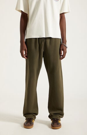 Olive Straight Leg Sweatpants image number 2