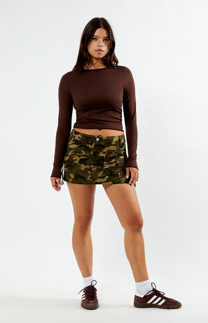 Side Cinched Long Sleeve Top image number 2