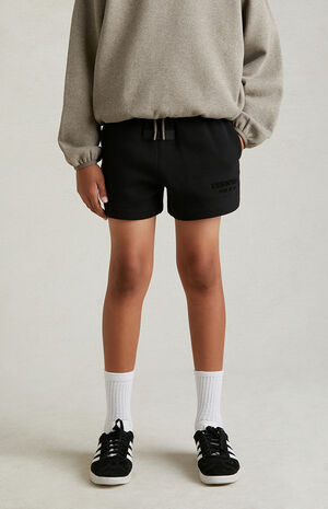 Essentials Black Sweat Shorts image number 3