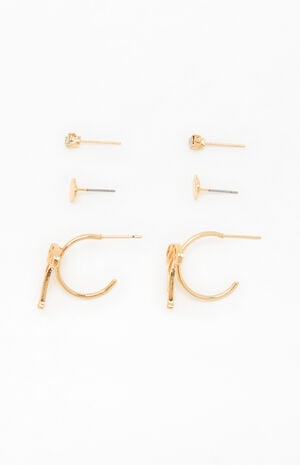 3 Pack Ariana Earrings image number 2