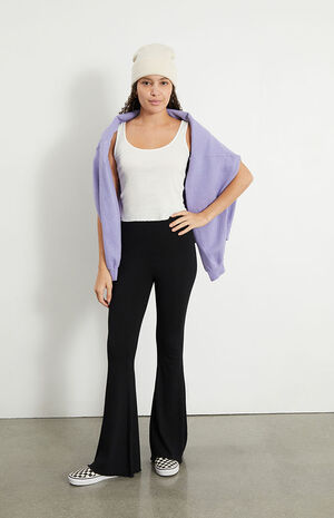 Ribbed Flare Pants image number 1