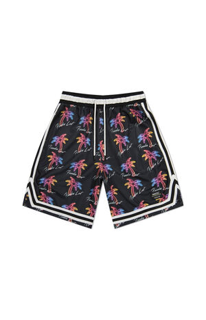 Vapor Wave Palms AOP Basketball Shorts image number 1