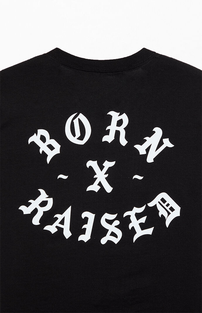 Born x Raised BxR Tee Black – The Magnolia Park