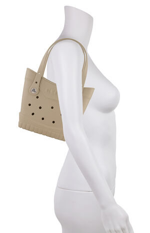 Taupe Medium Classic Tote Bag image number 7