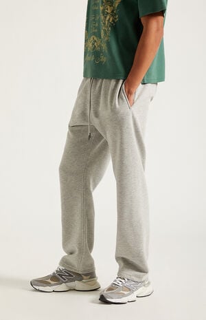 Gray Straight Leg Sweatpants image number 3