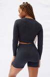 Clementine Ribbed Bike Shorts Clementine Ribbed Bike Shorts image number null