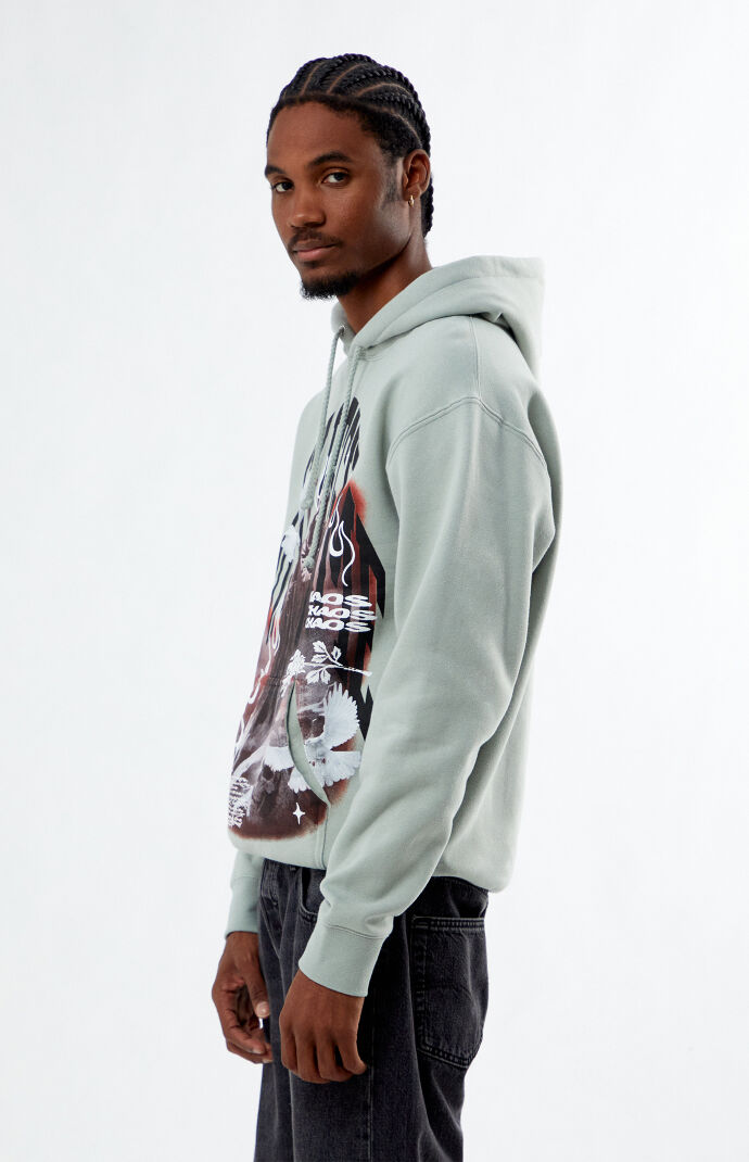 Pacsun paradise chaos art hoodie 2025