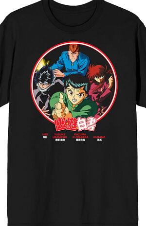 Yu Yu Hakusho Anime Character T-Shirt Yu Yu Hakusho Anime Character T-Shirt image number null