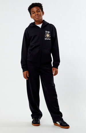 Black Zip Up Hoodie image number 4