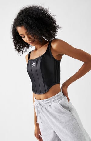 Relaxed Risqu&eacute; Satin Corset Top image number 4