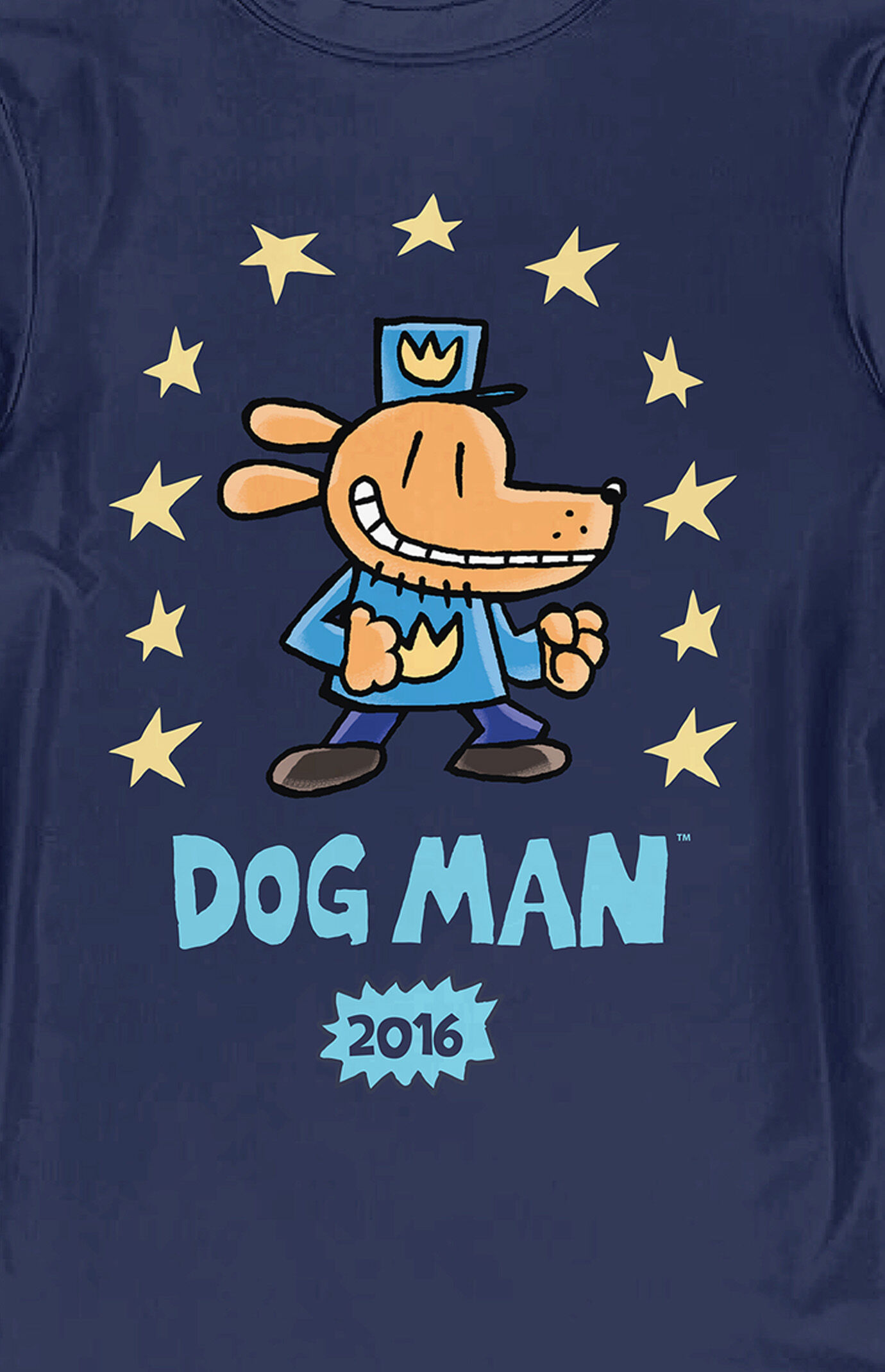 Kids Dog Man Surrounded by Stars T-Shirt