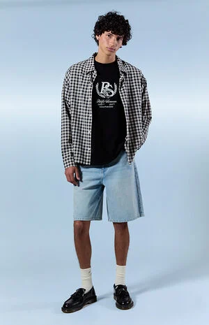 Parker Baggy Jorts Light Blue image number 1