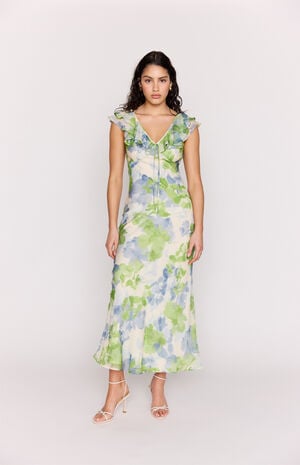 Carrie Ruffled Midi Dress image number 2