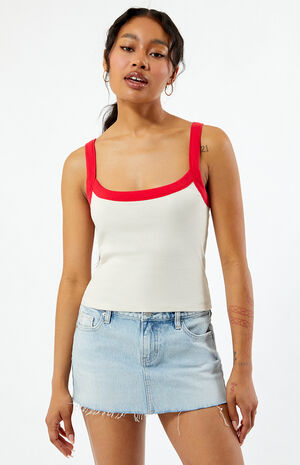 Annie Ribbed Tank Top image number 2