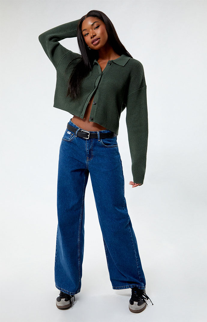 Button up cheap sweater top