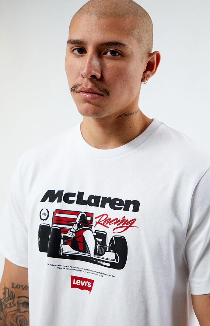 Levi’s x McLaren Racing Heritage T-Shirt White Levi's® X Mclaren Racing Heritage Tee - White | Levi's® US