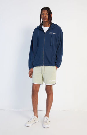 By PacSun Waffle Zip Up Hoodie image number 4