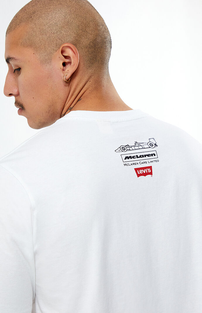 Levi’s x McLaren Racing Heritage T-Shirt White Levi's x McLaren Racing Heritage T-Shirt | PacSun