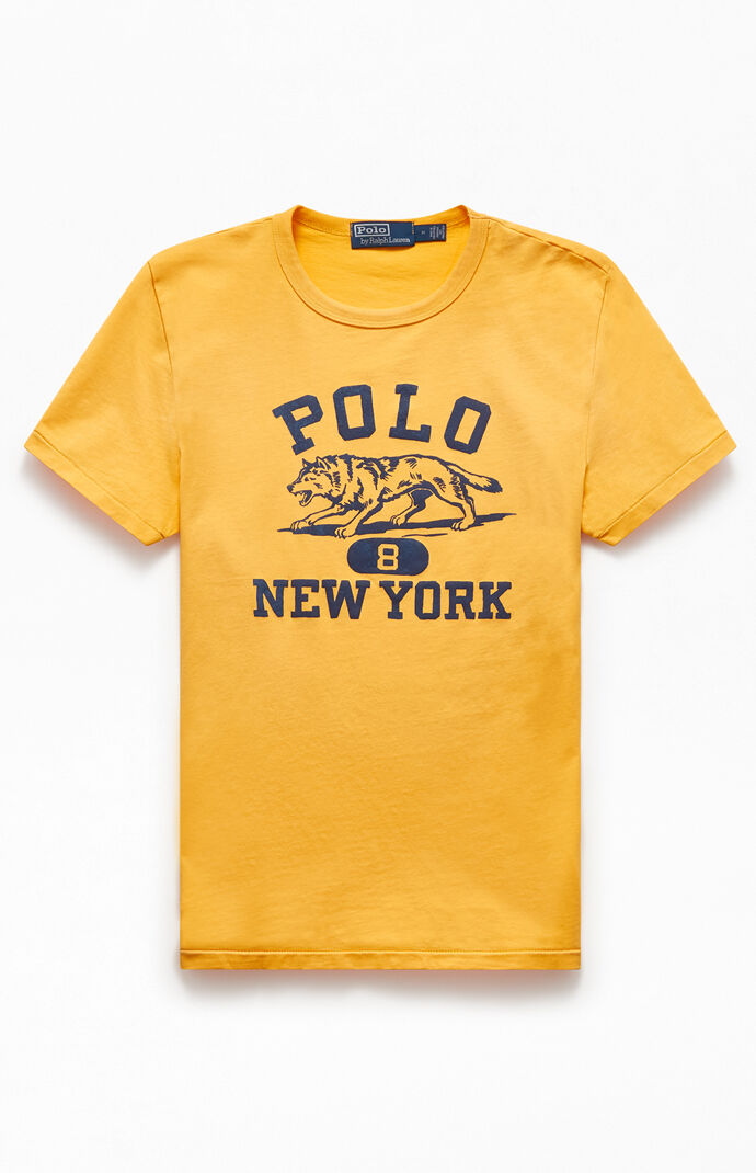 polo ralph lauren orange t shirt