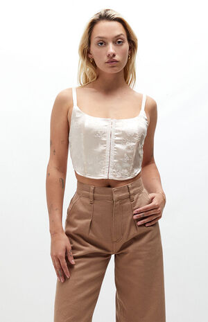 Butterfly Corset Tank Top image number 1