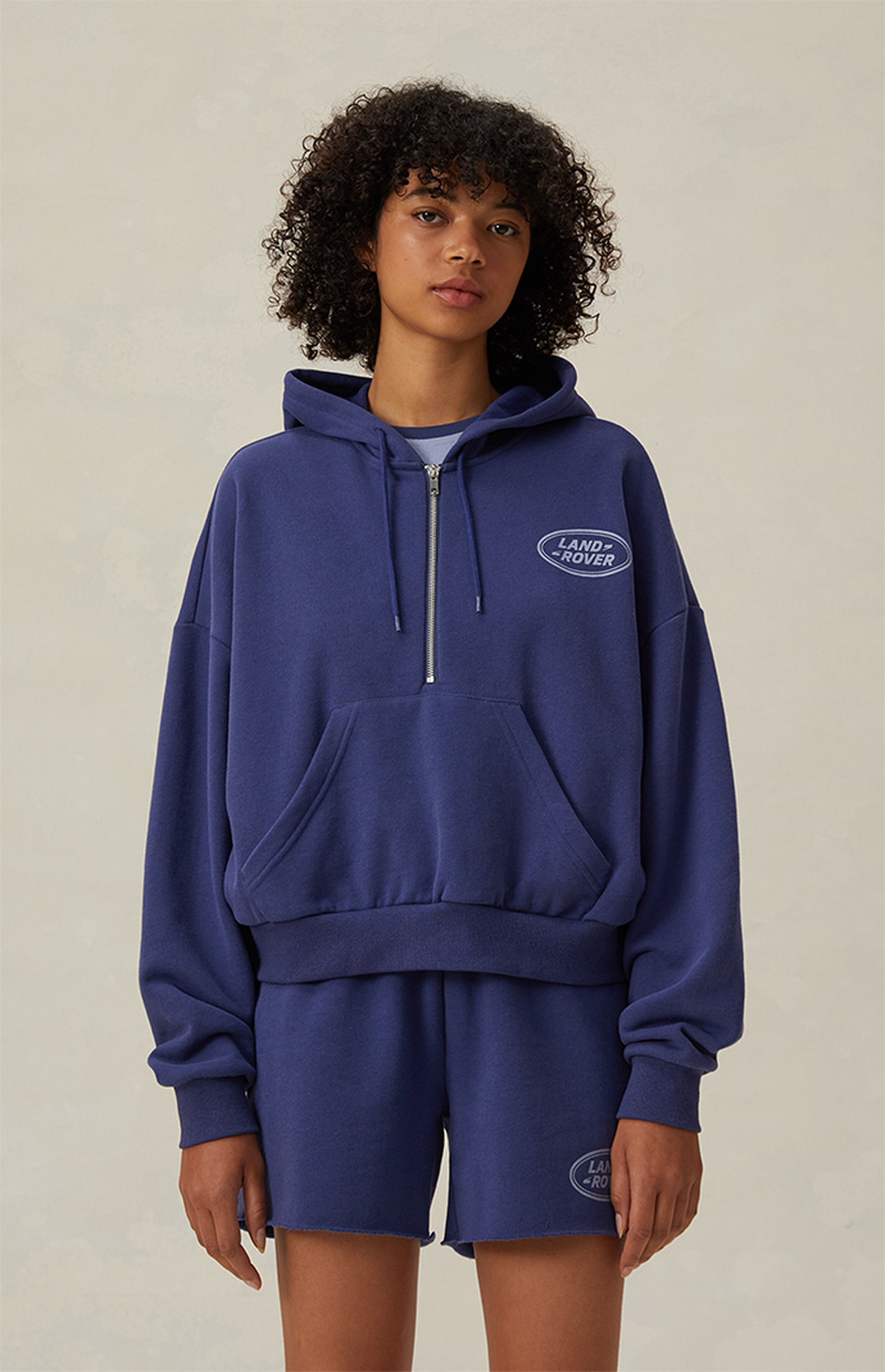 Land Rover Emblem HalfZip Hoodie PacSun