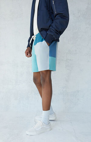 Patchwork Volley Sweat Shorts Patchwork Volley Sweat Shorts image number null