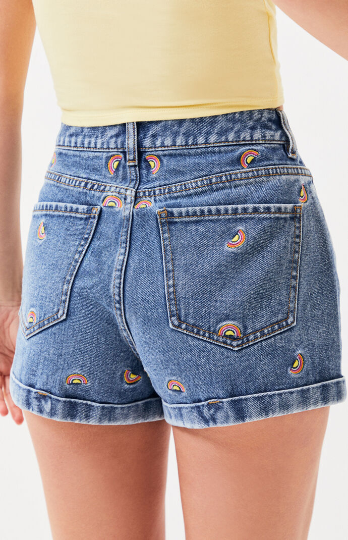 pacsun embroidered jeans