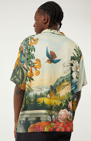 x PacSun Floral Woven Shirt image number 4