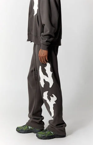 NY Raw Applique Baggy Sweatpants image number 3
