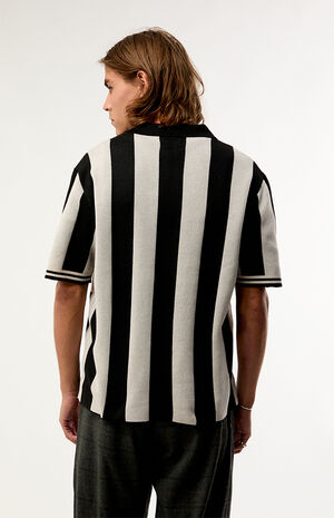 Studios Striped Knit Polo Shirt image number 4