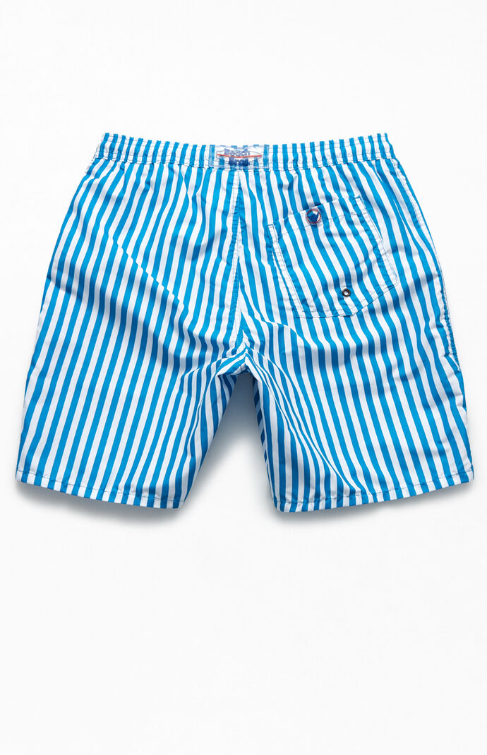 Cabana Striped 19" Swim Trunks