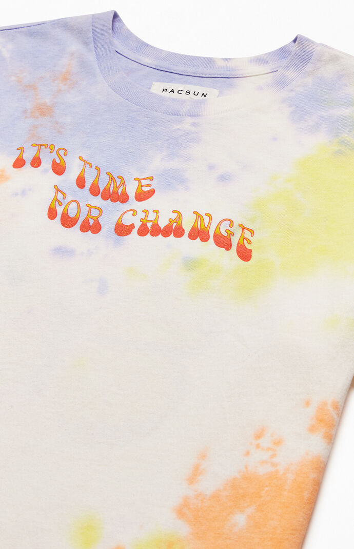 Tie-Dyed Time For Change T-Shirt