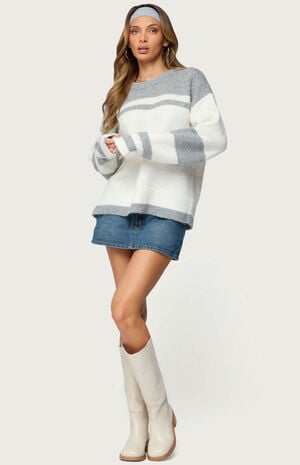 Nogah Stripey Oversized Sweater image number 5